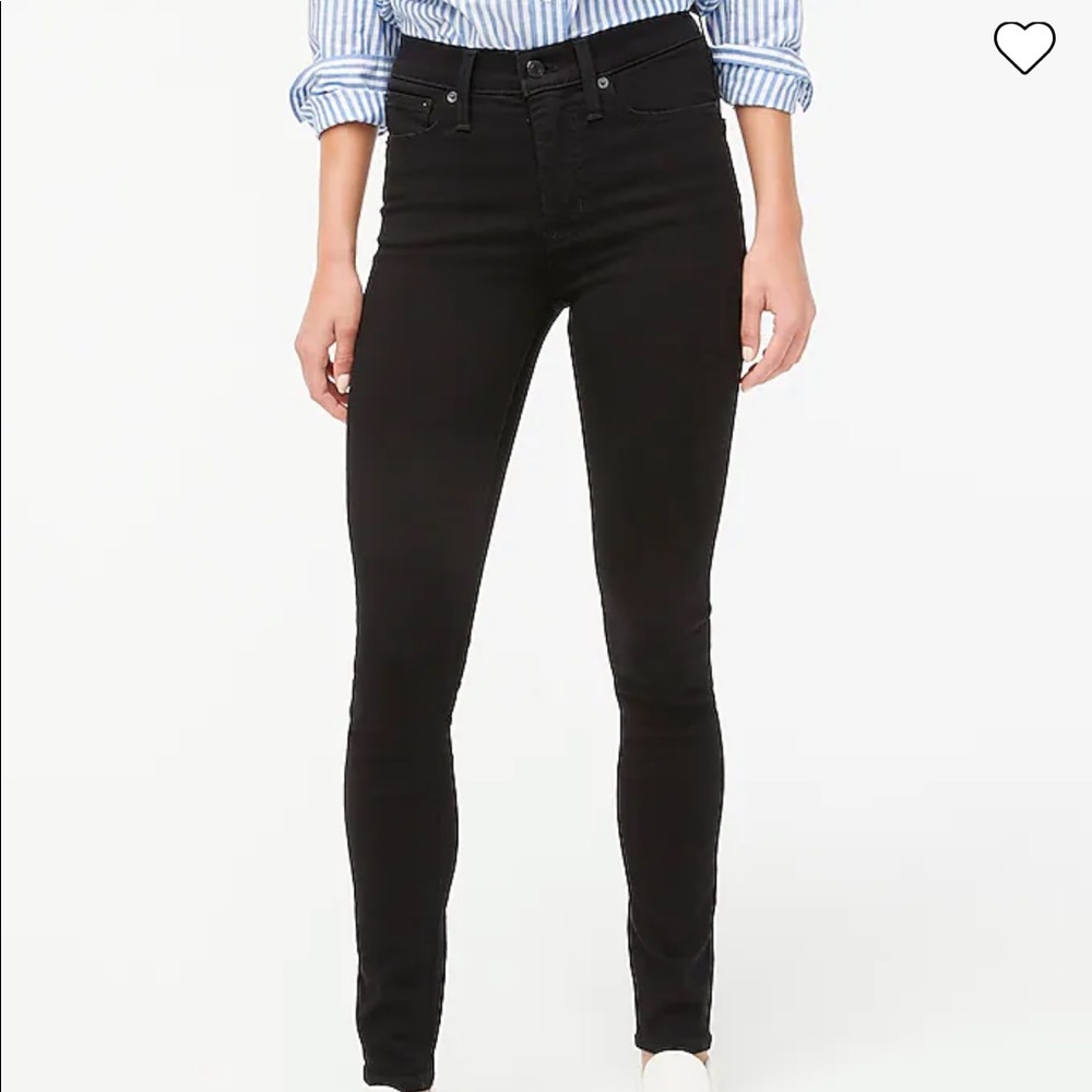 J crew high rise skinny jeans